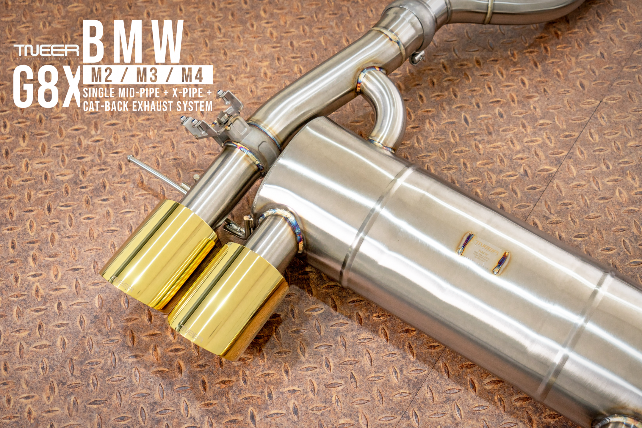 G87 M2 Single Mid-Pipe + X-pipe